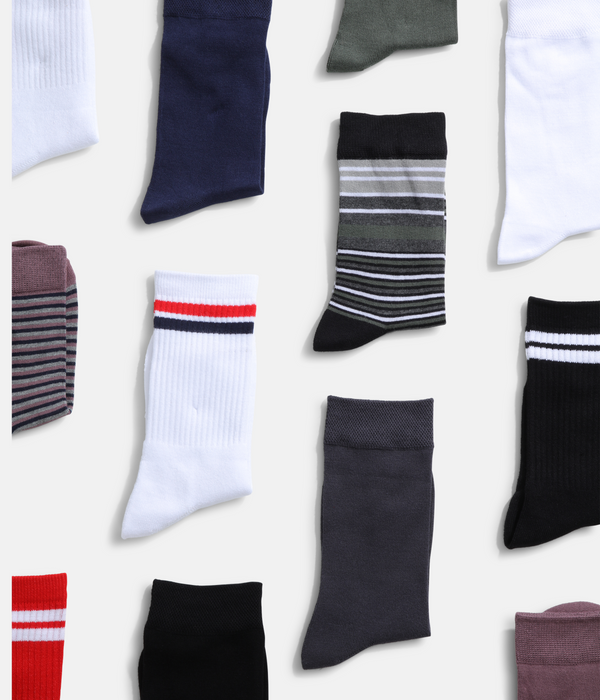 5 pairs of black bamboo socks with rolled edge (Low cut)