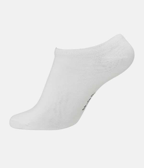 5 pairs of white bamboo footies