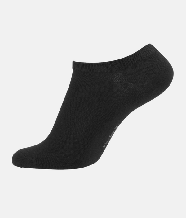 5 pairs of black bamboo footies