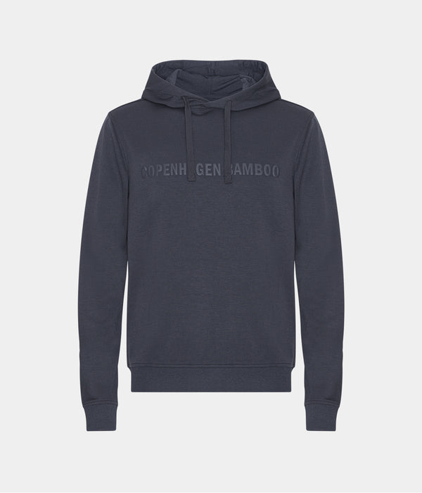 Dark grey bamboo hoodie jogging set with logo