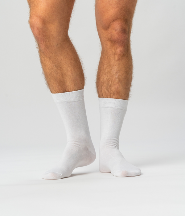 10 pairs of bamboo socks black/white