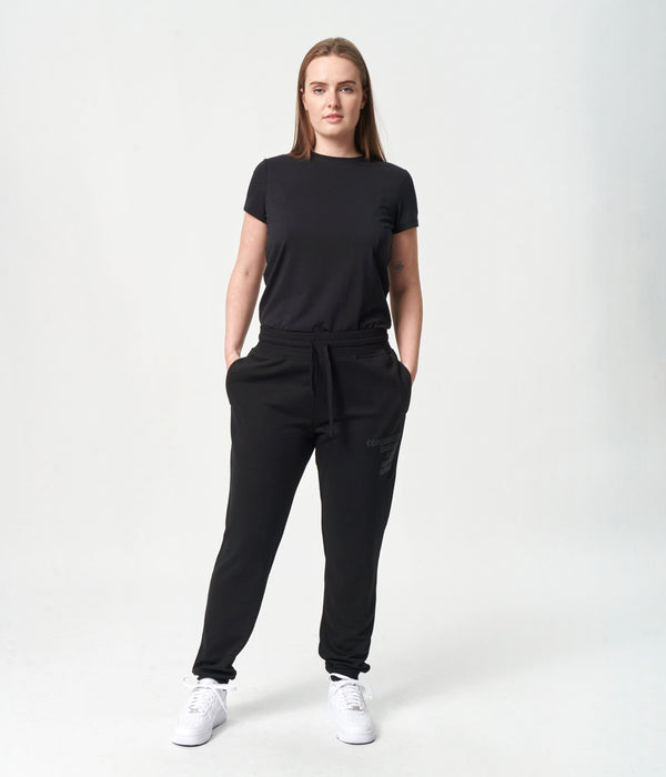 Sorte bambus sweatpants med logo Copenhagen Bamboo