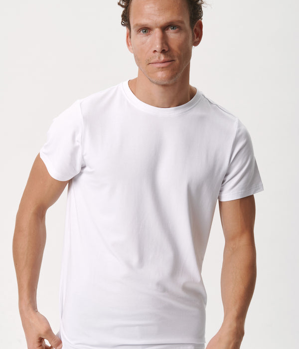 3 pack white bamboo T-shirt