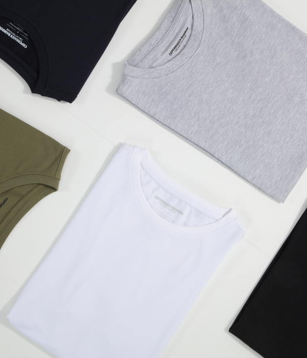 Black long sleeve bamboo t-shirt