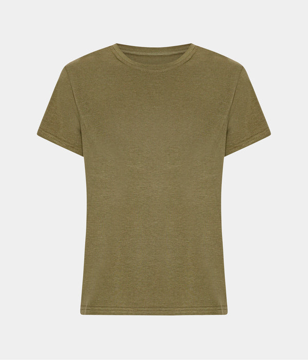 3 pack bamboo T-shirt conditioner green/olive/green