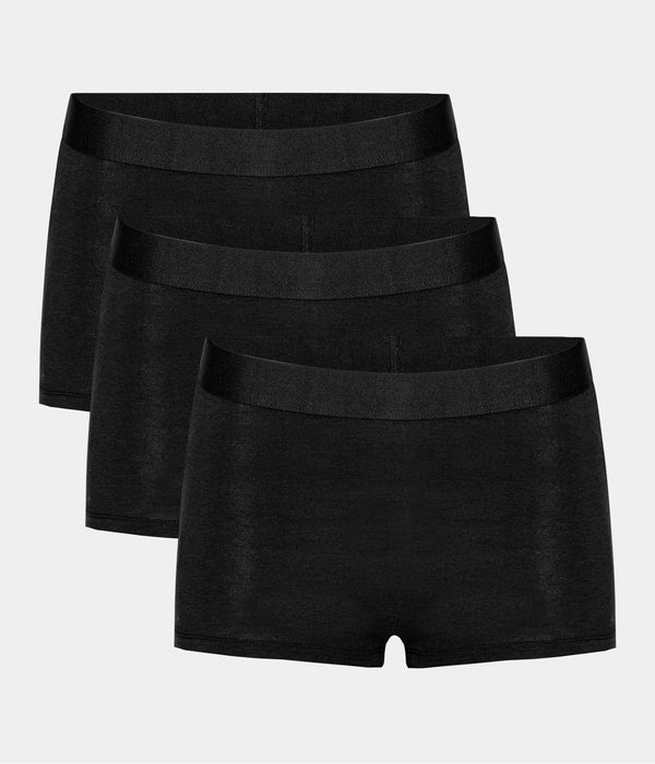 Sorte bambus hotpants - 3 pak S Copenhagen Bamboo
