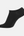 5 pairs of black bamboo footies