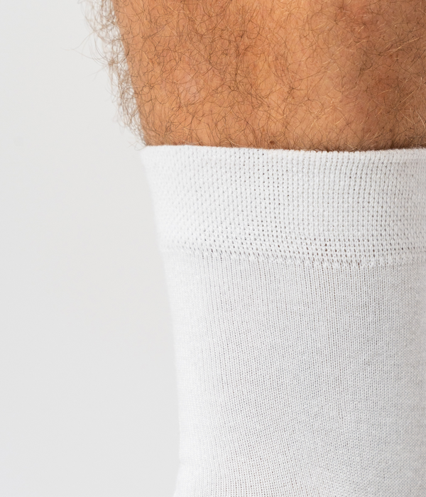 10 pairs of bamboo socks low cut white/navy