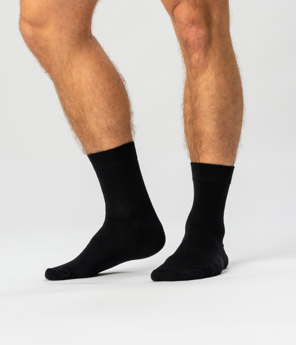 10 pairs of black bamboo socks low cut